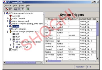 System Management Screen